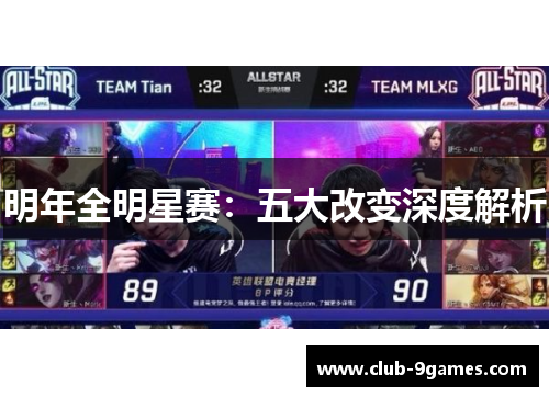 明年全明星赛：五大改变深度解析