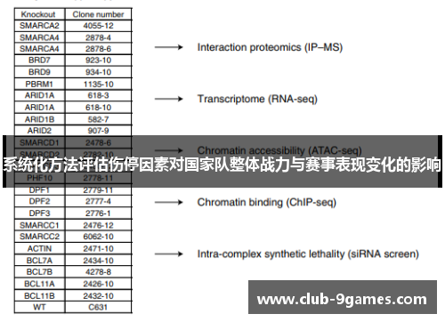 系统化方法评估伤停因素对国家队整体战力与赛事表现变化的影响